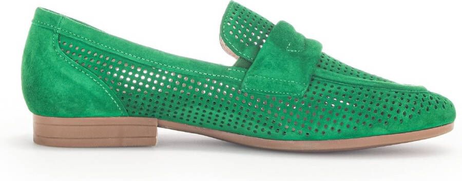 Gabor Instappers Dames Instapschoenen Damesschoenen Suède 22.424 Groen