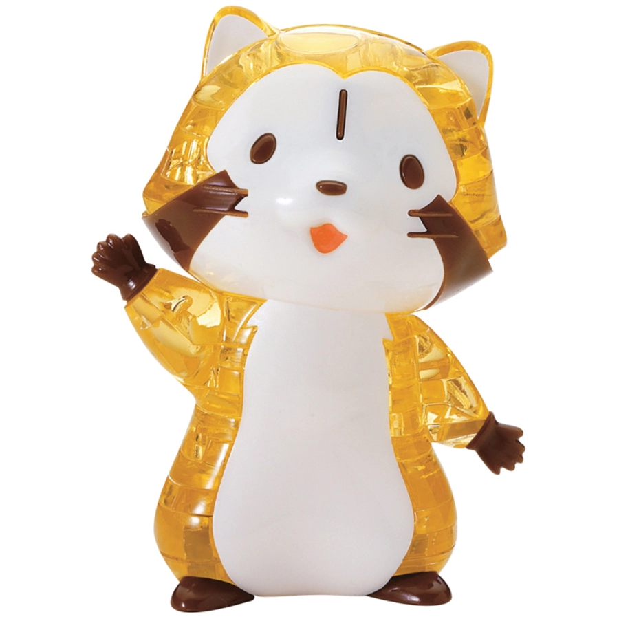 HCM Kinzel Crystal Puzzle Puchi Rascal Waschbär Mehrfarbig