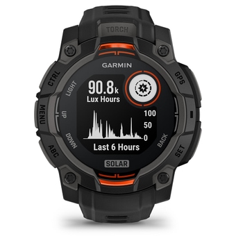 Garmin Instinct 3 Solar 45 mm Sportuhr Schwarz