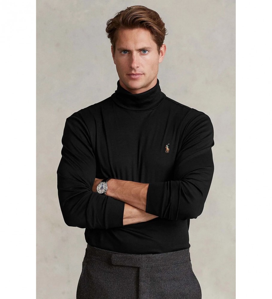 Camiseta básica preta da Ralph Lauren
