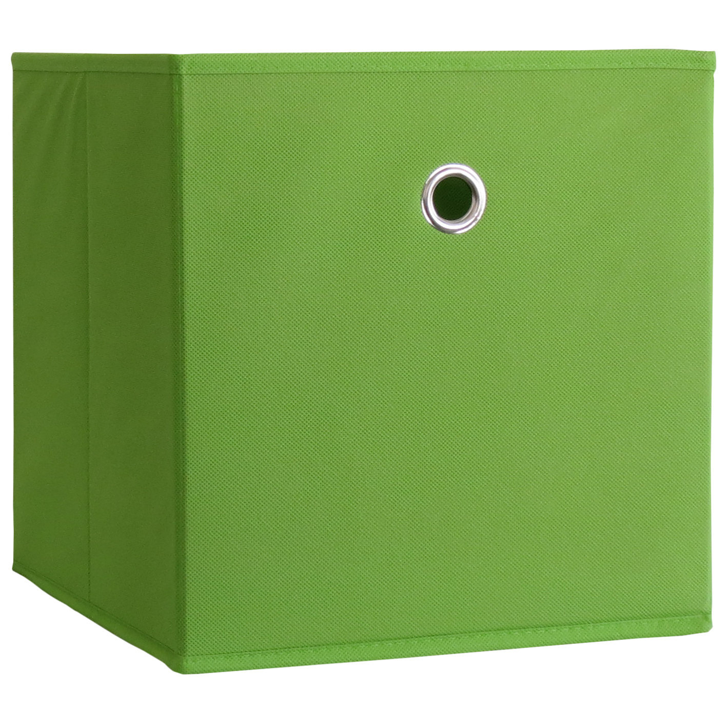 10er-Set Faltboxen BOXAS - grün - quadratisch