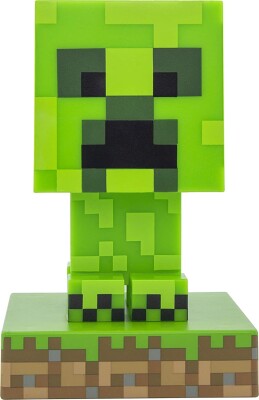 Minecraft - Creeper Lampe - Grøn - 11 CM