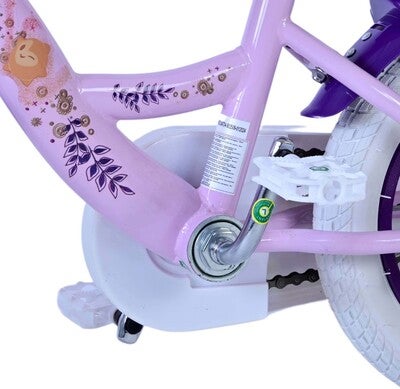 Disney Wish Sykkel 12 Tommer, Lilla