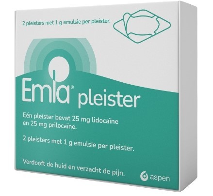 emla pleister uad 2 Stuks