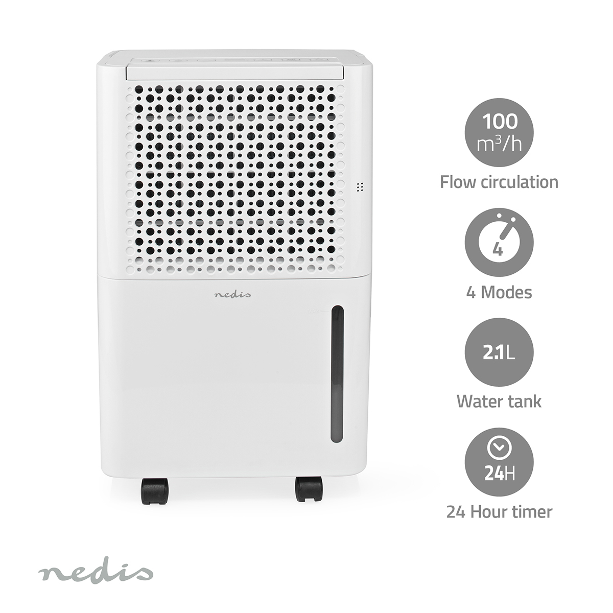 Nedis DEHU10WT Luchtontvochtiger