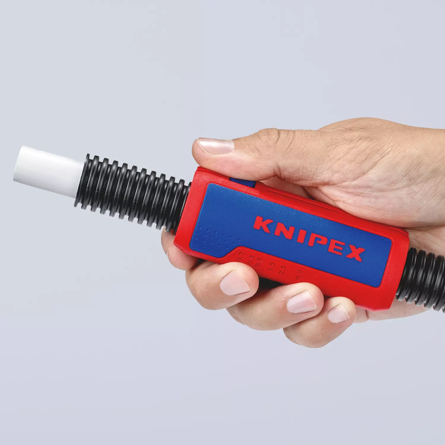Knipex 90 22 02 SB TwistCut Snijder voor gegolfde buizen - 100 mm
