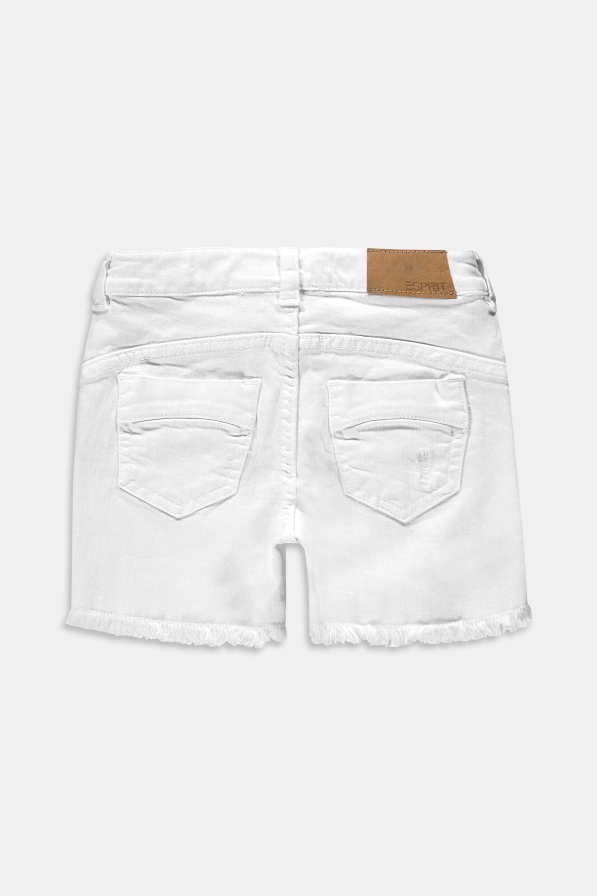 En matière recyclée short à taille ajustable