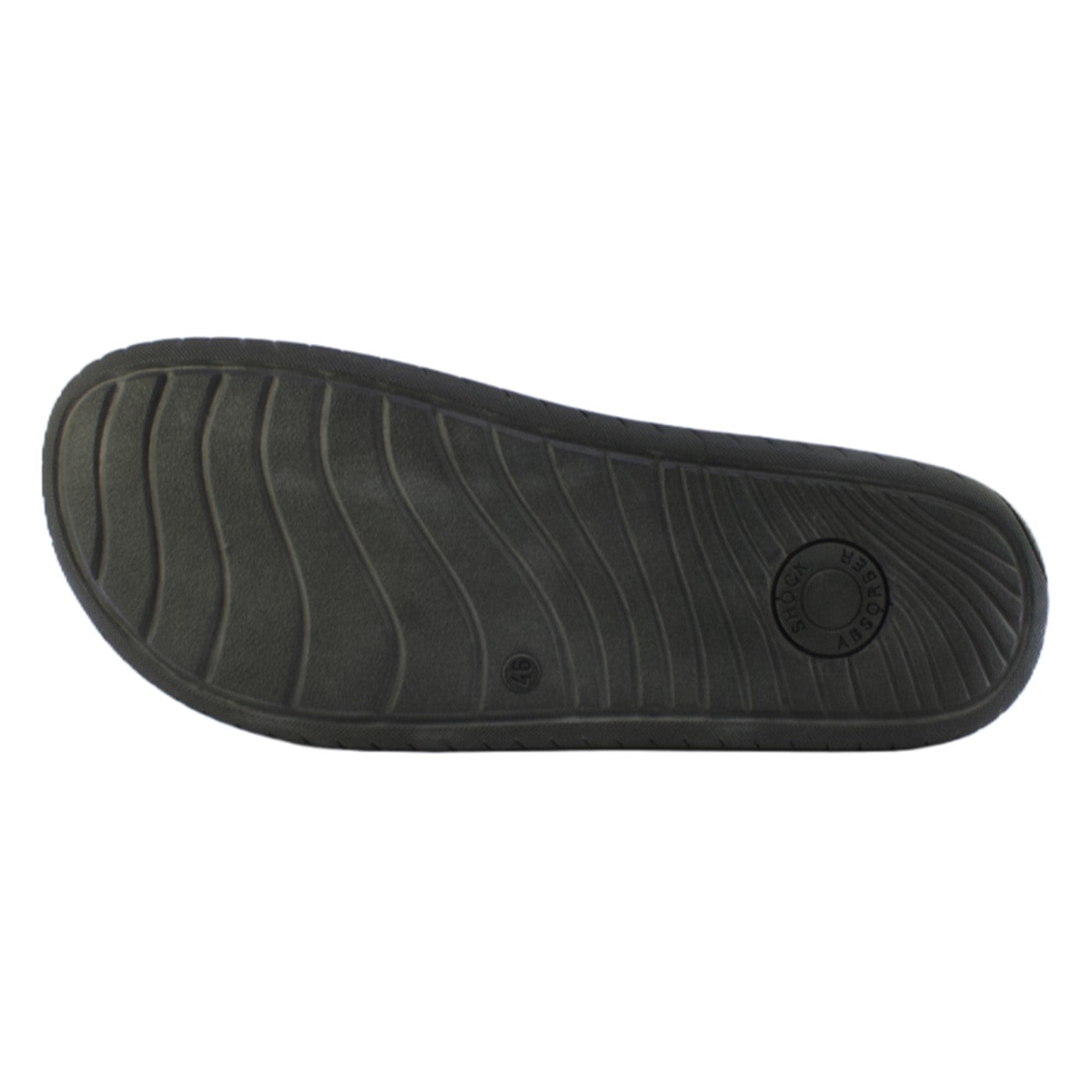 Flade sandaler, herre, sort