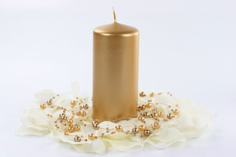 Stompkaars Goud Metallic 12cm 6st
