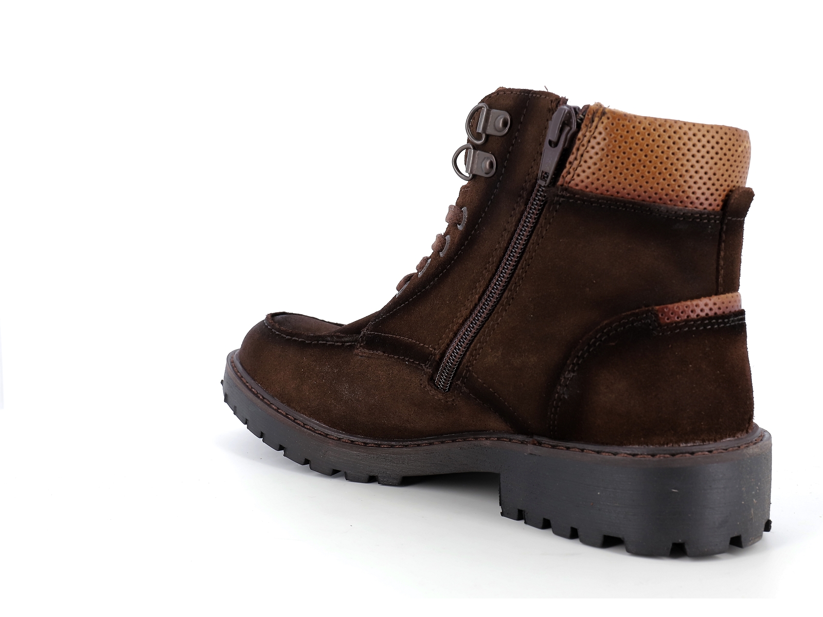 Redskins-TEMPLE Nubuck Marron Moyen