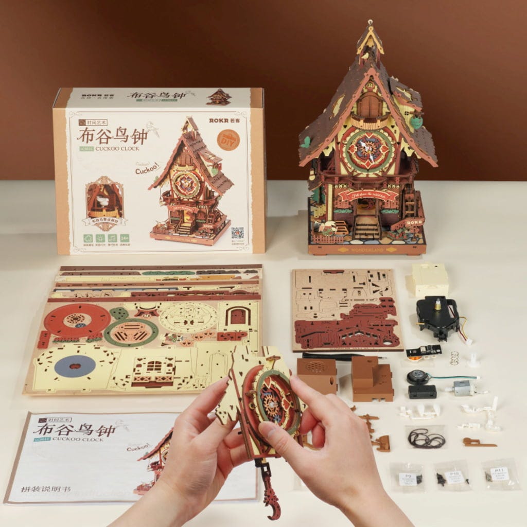ROKR  Cuckoo Clock    3D Holzpuzzle: Wenn Zeit ein Zuhause hat