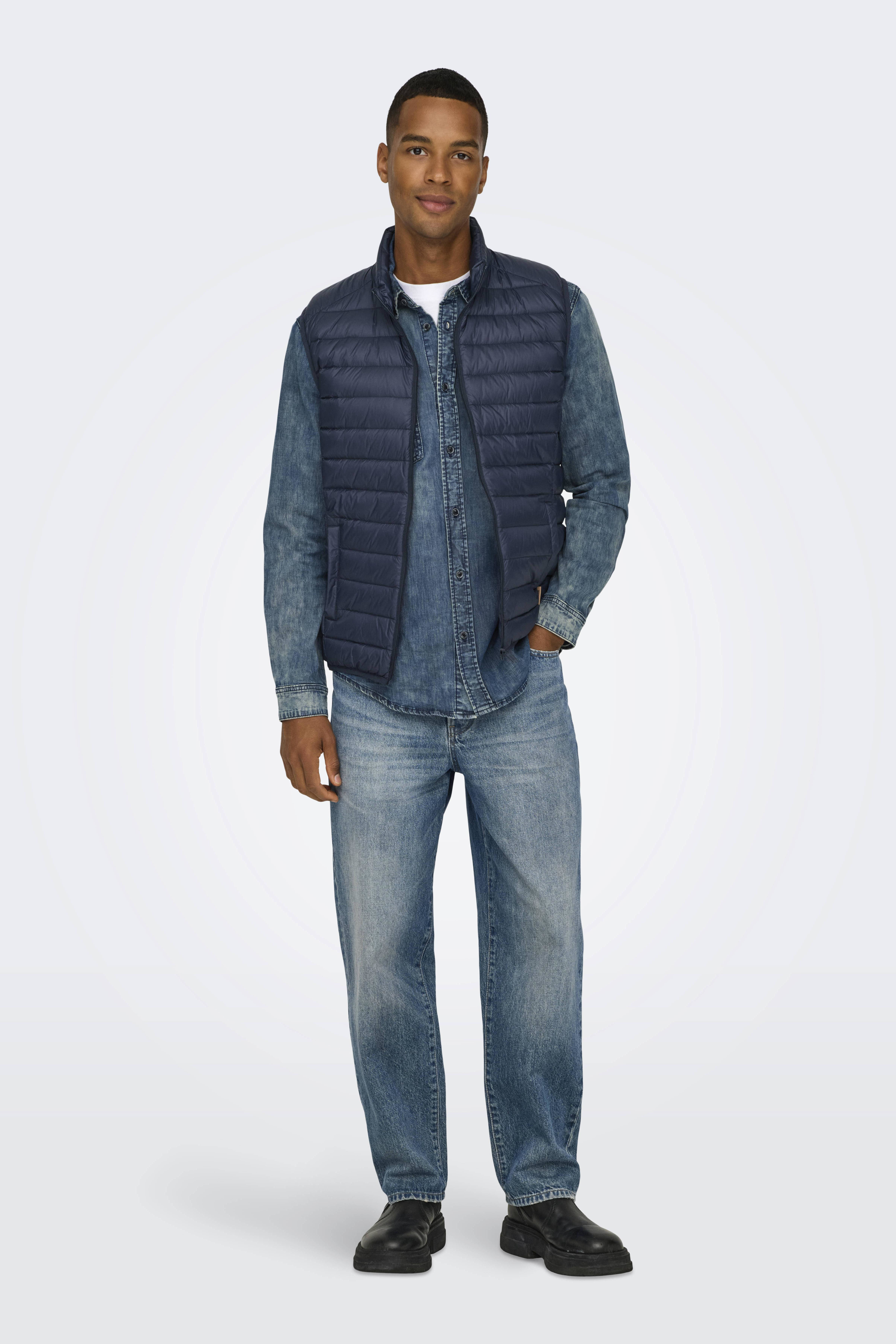 ONLY & SONS ONSEDGE straight jeans medium blue denim