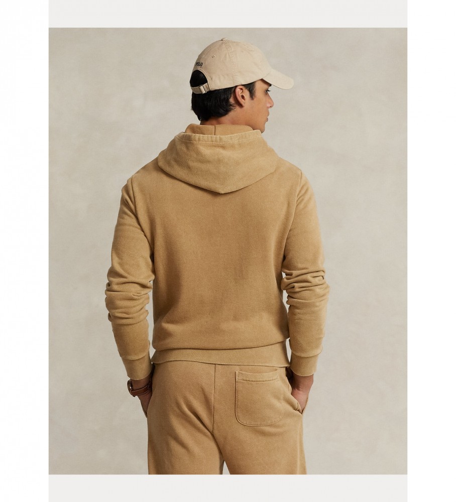 Moletom marrom felpudo Ralph Lauren