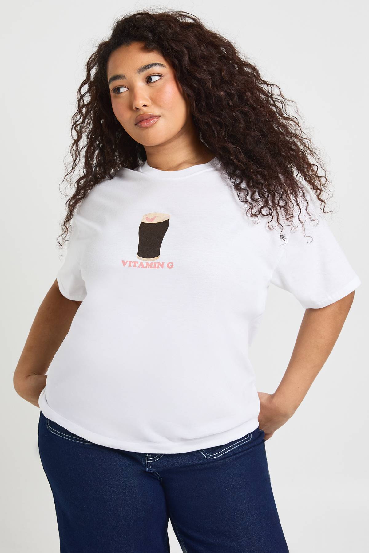 boohoo T-Shirt Grande Taille Saint-Patrick Vitamine G
