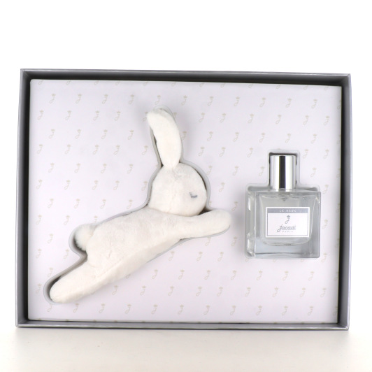 Jacadi Coffret Bébé Eau de senteur et Doudou - Cadeau de naissance