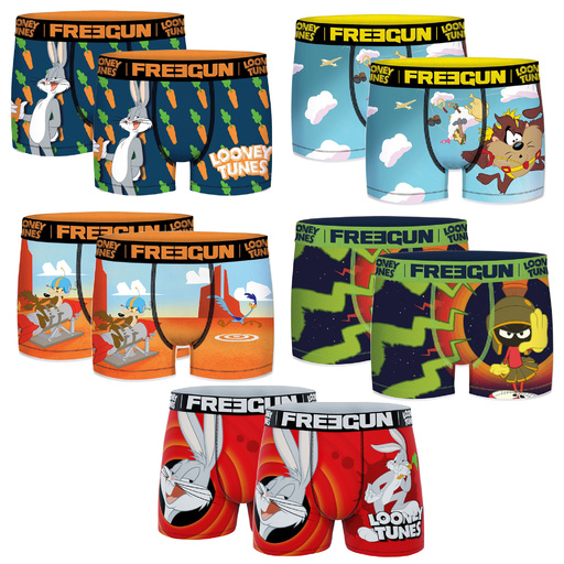 Pacote com 10 cuecas boxer dos Looney Tunes