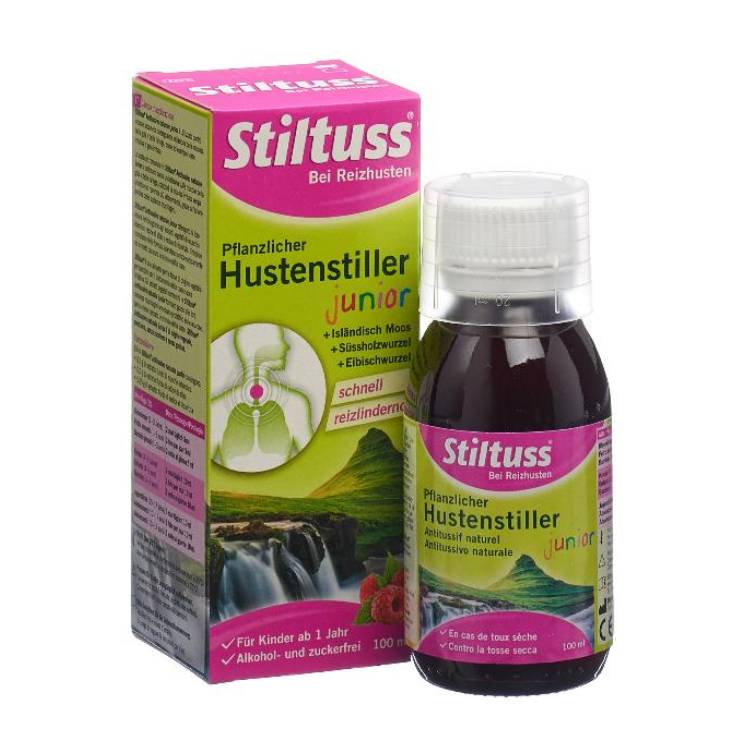 STILTUSS Pflanzlicher Hustenstiller Sirup Junior Fl 100 ml