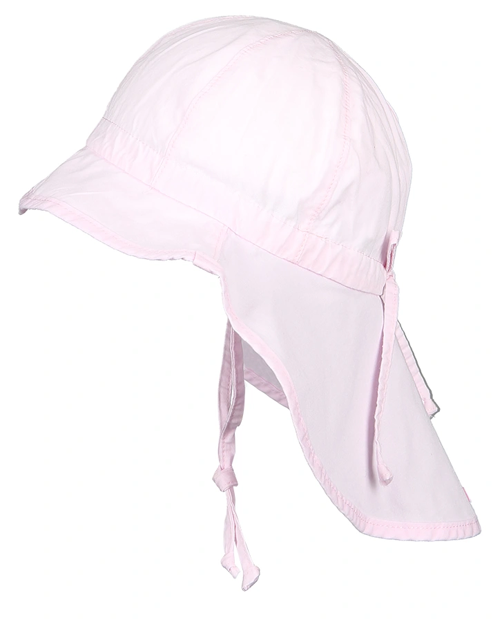 Sommerhut MINI GIRL PASTELL mit Nackenschutz in rosa