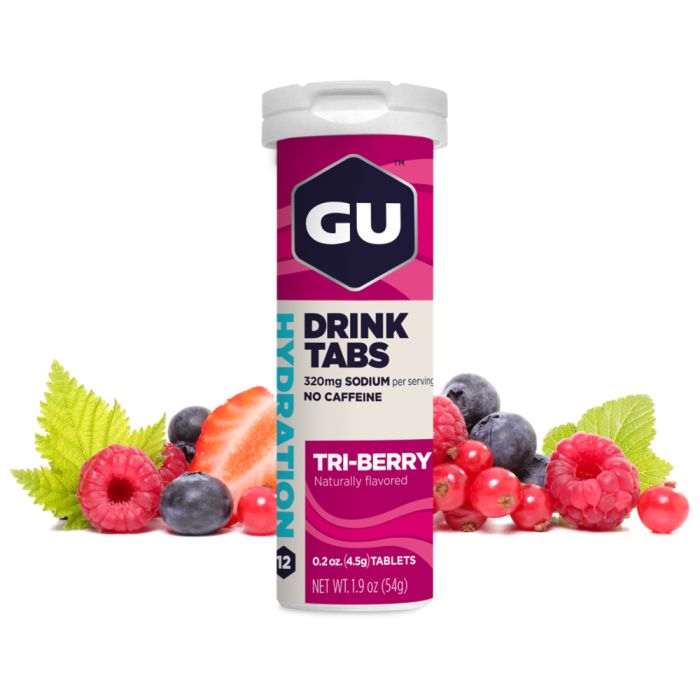GU Energy Unisex Elektrolytter Hydration Drink Tabs (Tri-Berry)