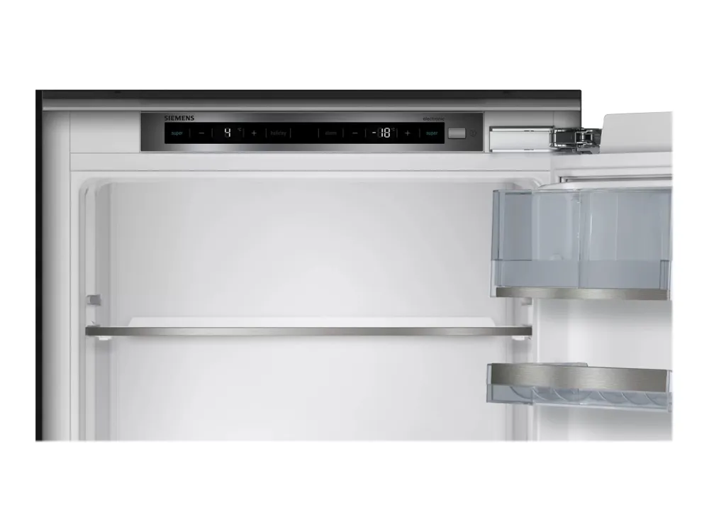 Siemens iQ500 KI86SADE0 - Køleskab/fryser - bund-fryser - til indbygning - niche - bredde: 56 cm - dybde: 55 cm - højde: 177.5 cm - 266 liter - Klasse E - Fladhængsel