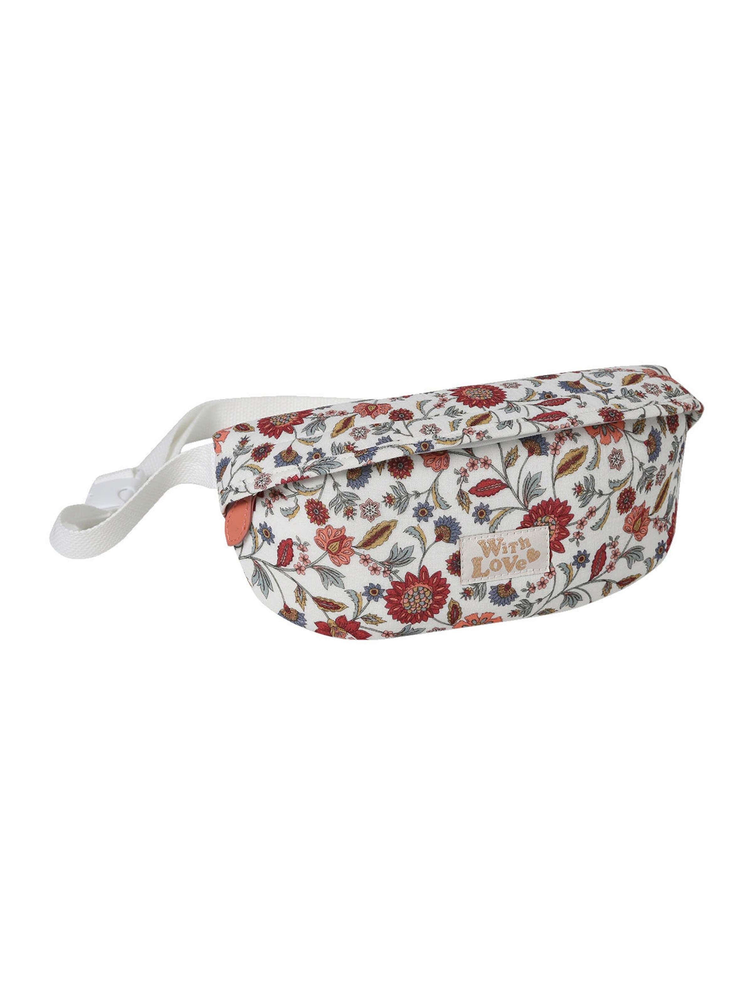 Vertbaudet Geblümte Mädchen Bauchtasche wollweiß