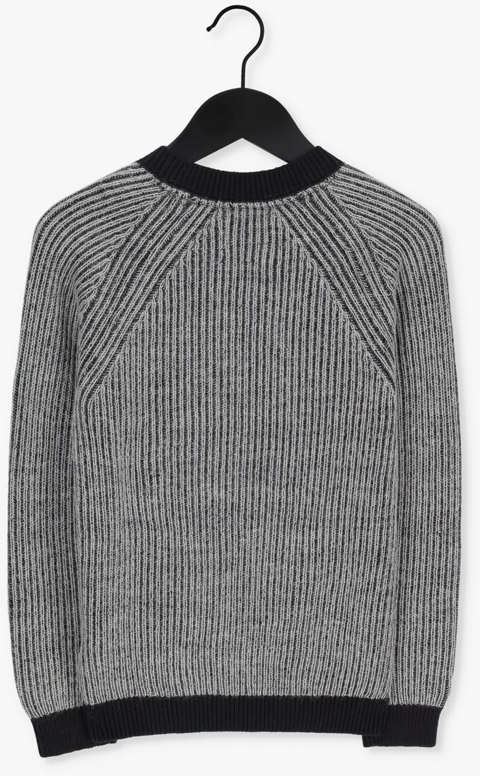 CALVIN KLEIN grijze calvin klein sweater two tone badge sweater