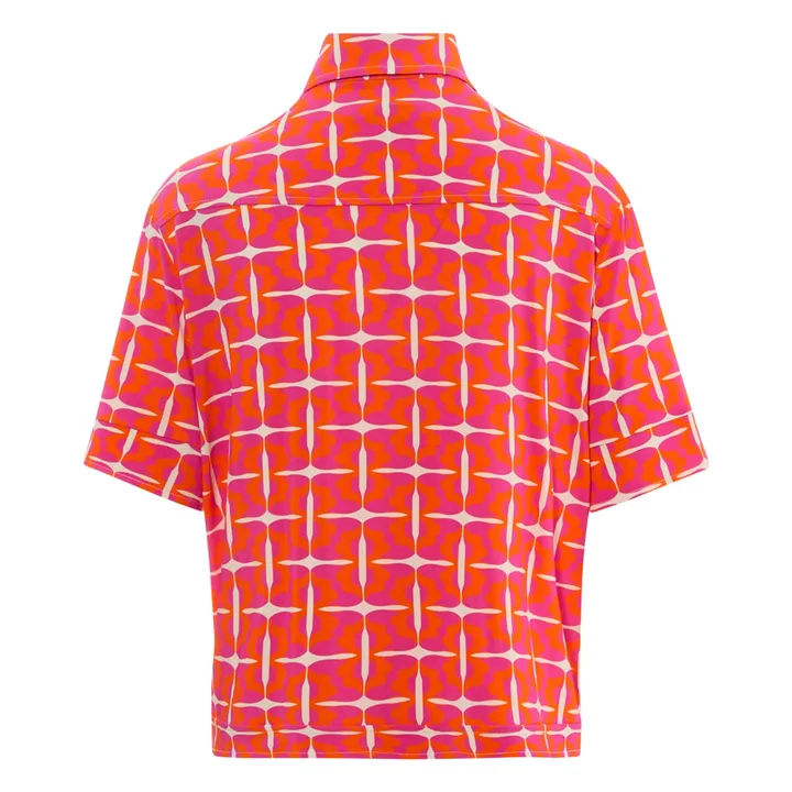 Suzie Winkle Blouse Livio Vinyle | Orange sanguine