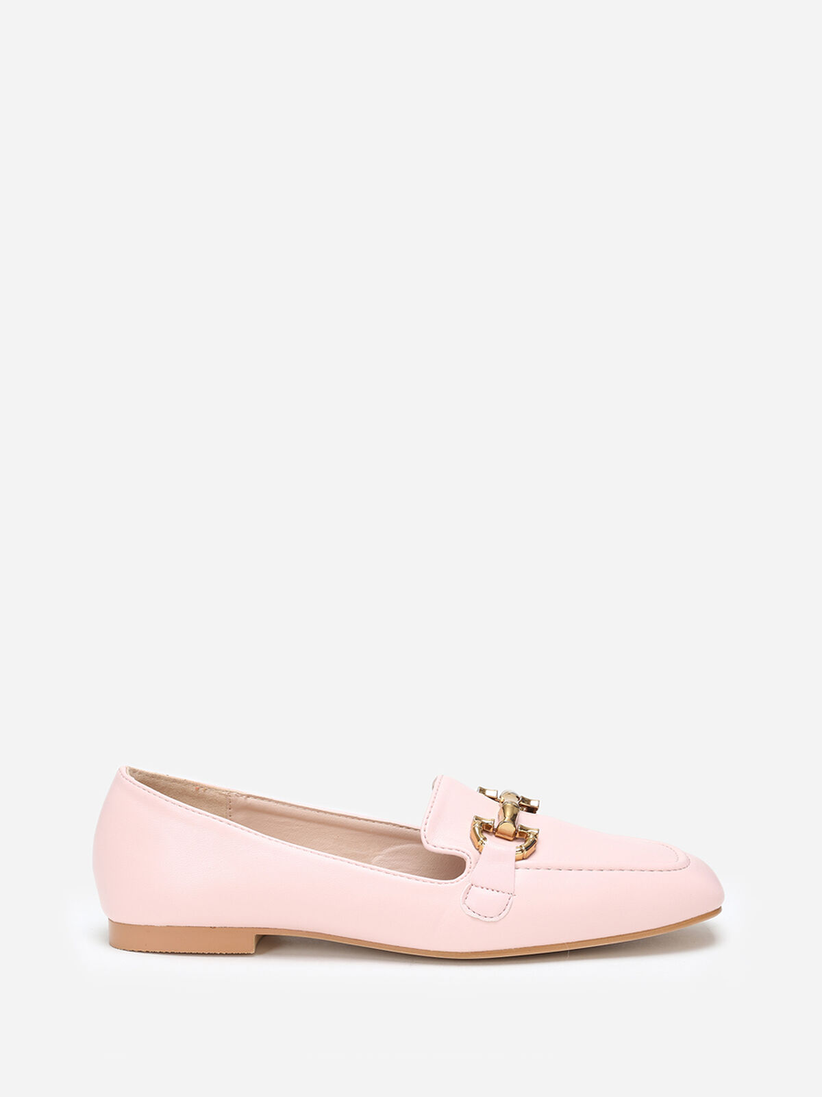 Mocassins à bout carré- Rose
