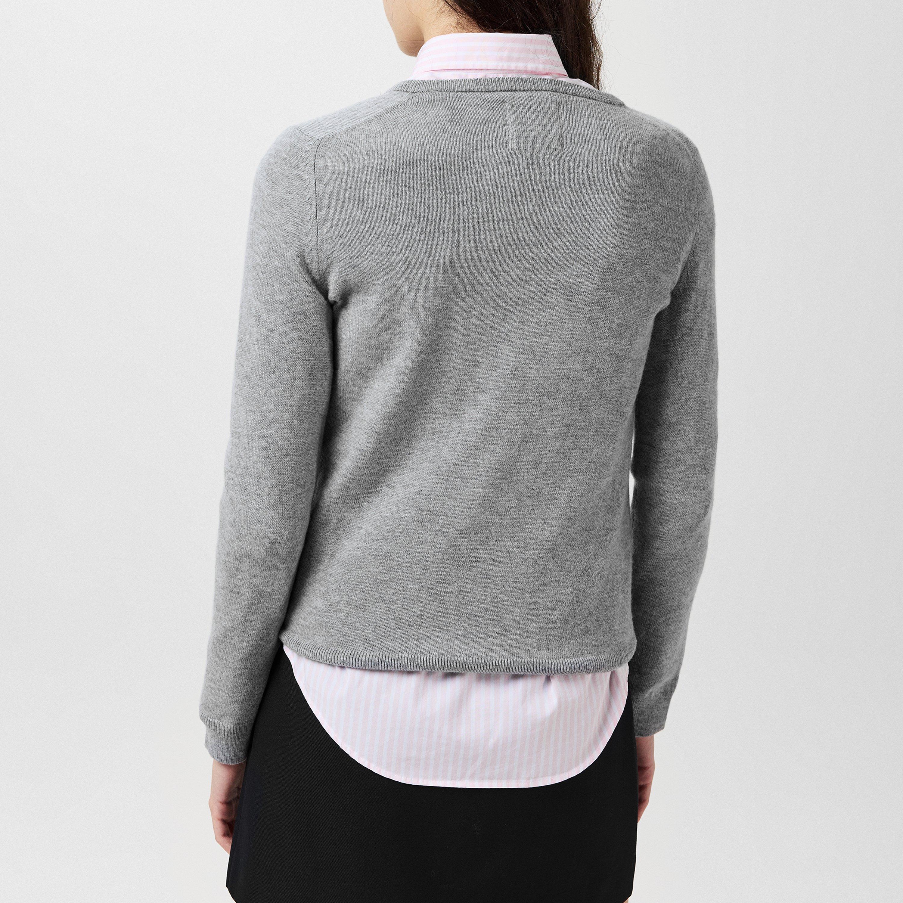 Gant EXTRAFINE LAMBSWOOL V-NECK CREAM S
