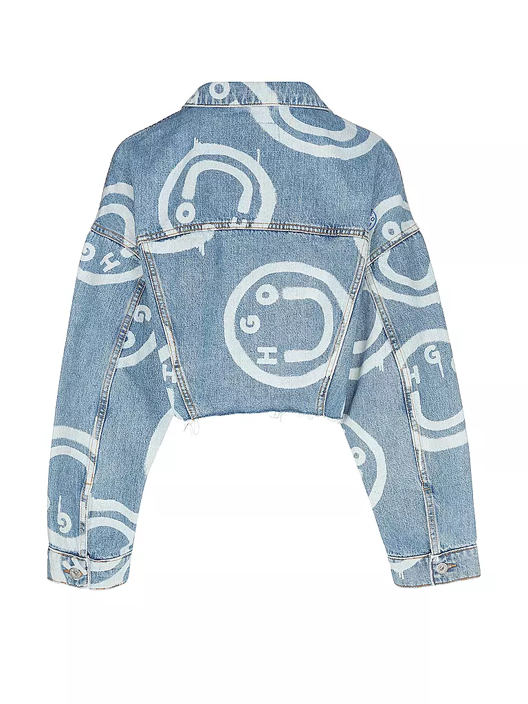 HUGO Jeansjacke  hellblau