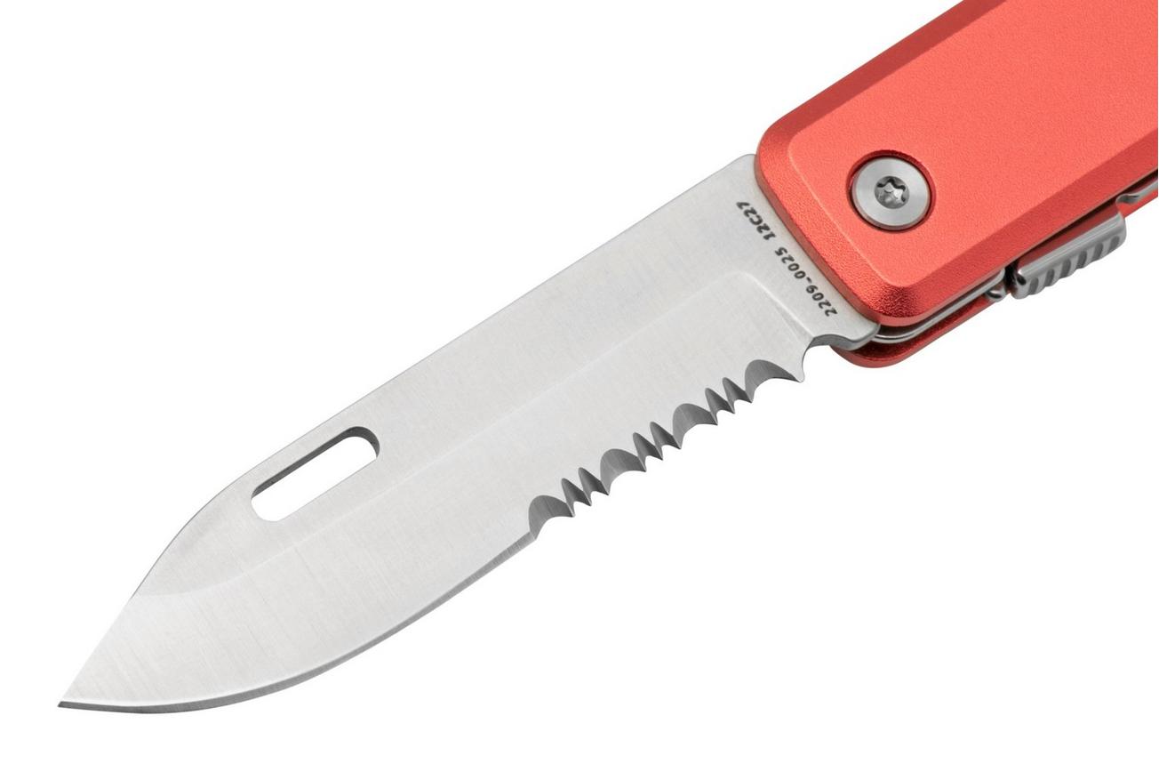 The James Brand The Ellis Scissors, Coral, Aluminum Serrated, zakmes