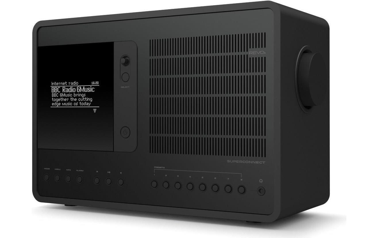 DAB+ Radio SuperConnect Schwarz<br>DAB+-Radio mit Bluetooth