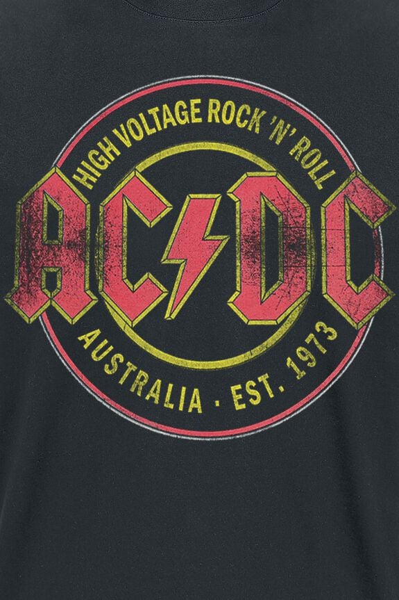 High Voltage - Rock 'N' Roll - Australia Est. 1973 | AC/DC T-Shirt Manches courtes