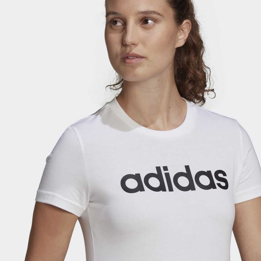 adidas T-Shirt Loungewear Essentials - Blanc/Noir Femme