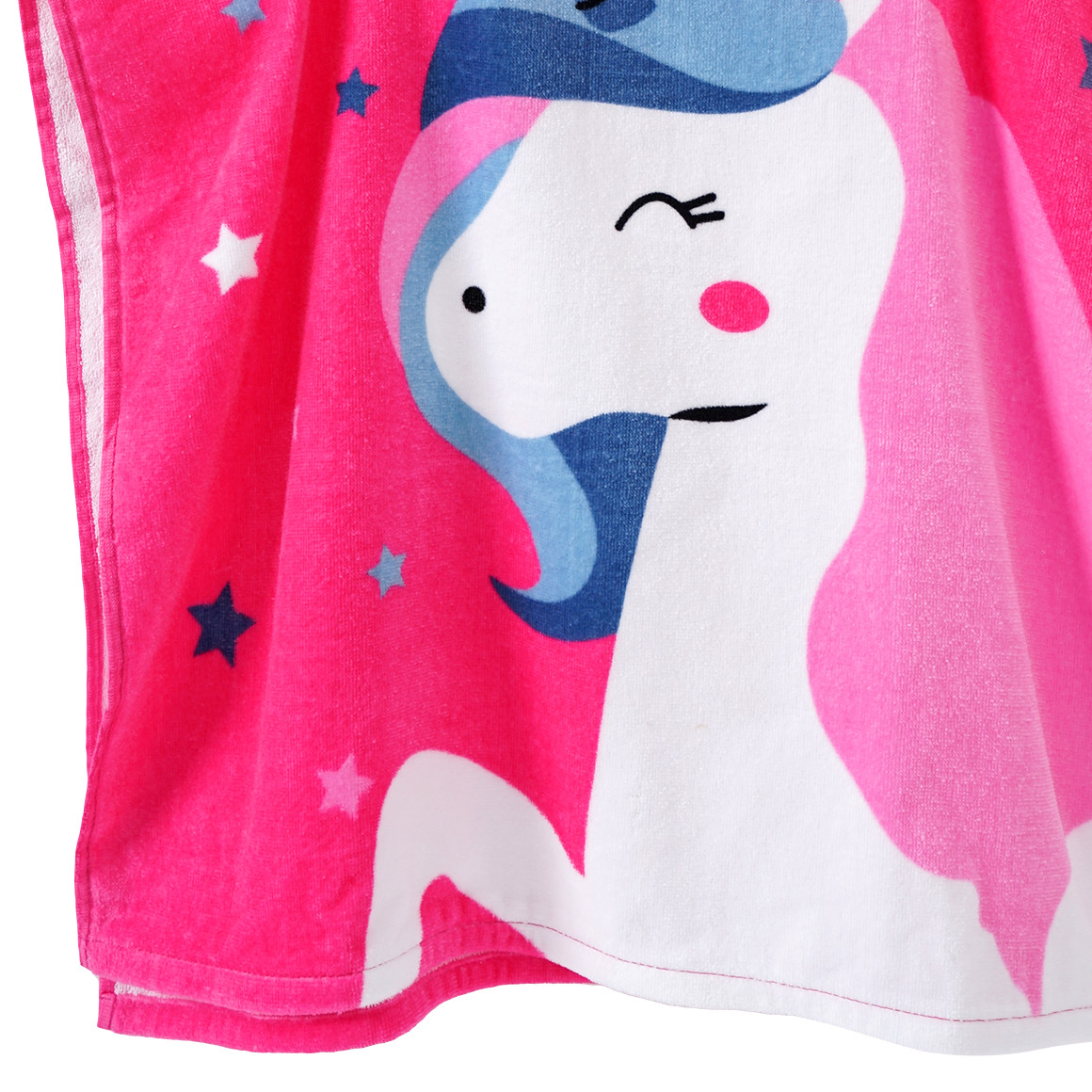 Topolino Badeponcho mit Einhorn-Motiv pink