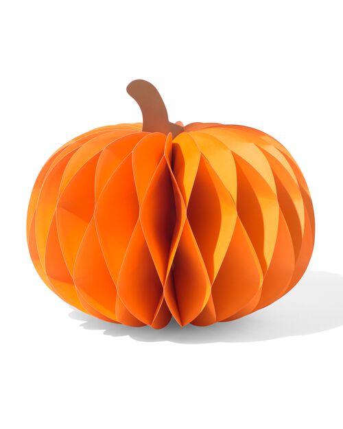 décoration citrouille en papier Ø16 cm Halloween