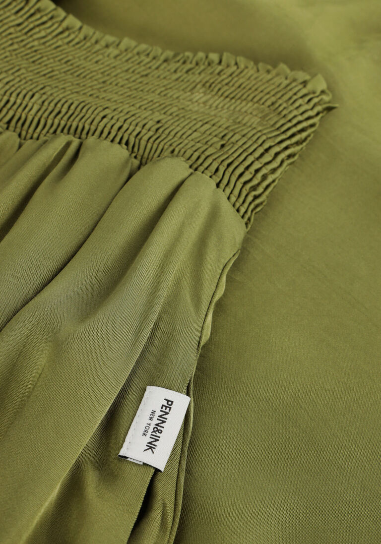 PENN & INK groene penn & ink midirok skirt