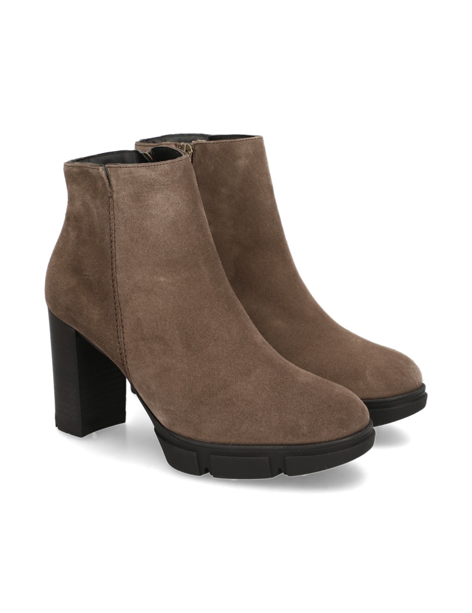 Veloursleder Stiefelette
