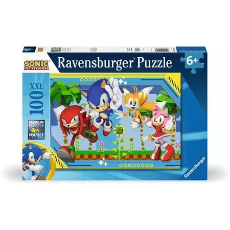 Ravensburger XXL Puzzle - Nichts kann Sonic aufhalten, 100 Teile