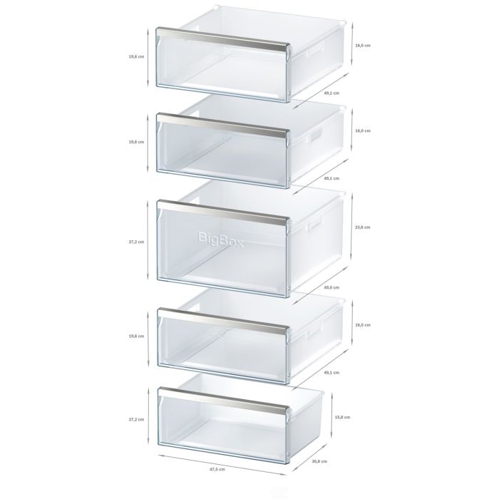 Siemens Gefrierschrank iQ500 GS51NUWDP Weiß