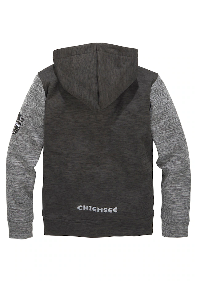 Chiemsee Softshelljacke mit Kapuze für kältere Tage,  aus Polyester,  modischer Look,  mit Kapuze
