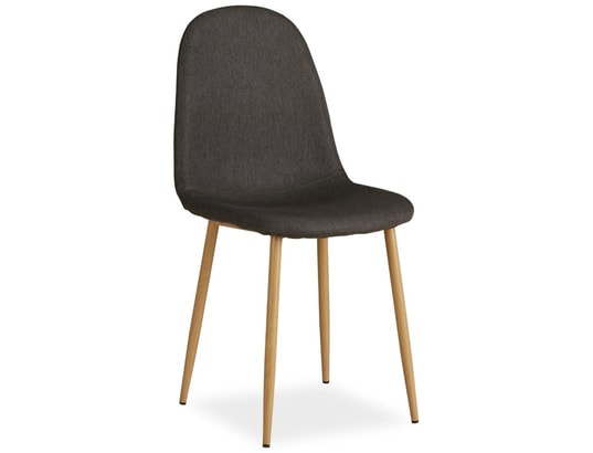 HOMESTYLE4U - Meuble de rangement enfant Chaise salle à manger anthracite design moderne