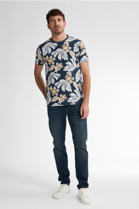 Petrol Industries blauwe heren t-shirt