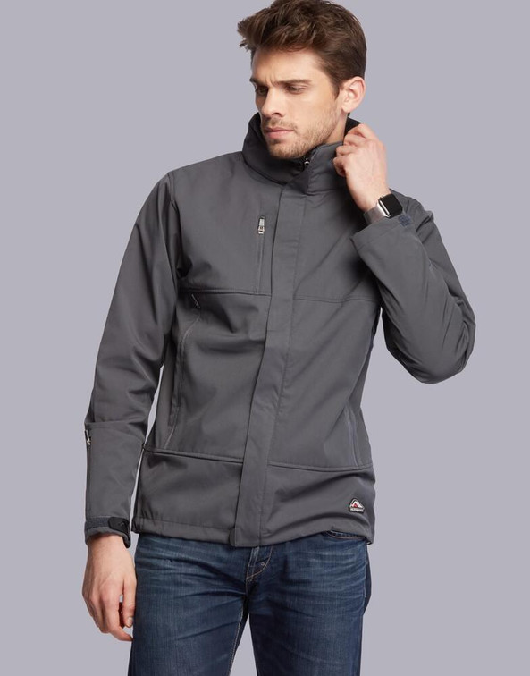Mustaghata JASPER - Veste Softshell Homme 3 en 1 Imperméable et Confortable