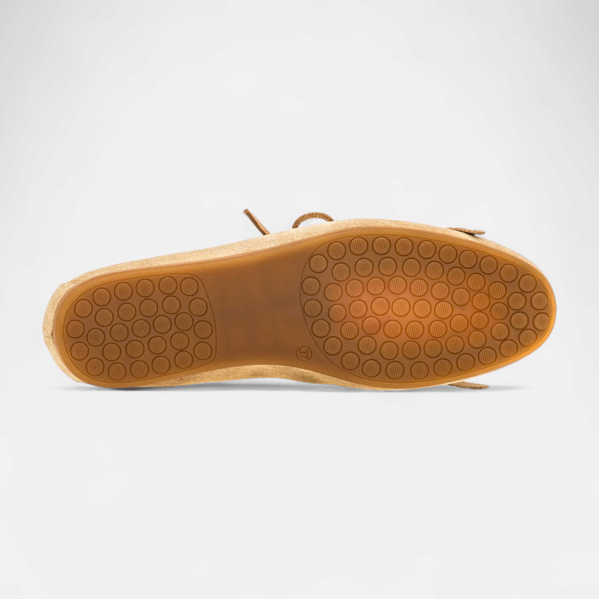 Mocassins Femme en cuir beige