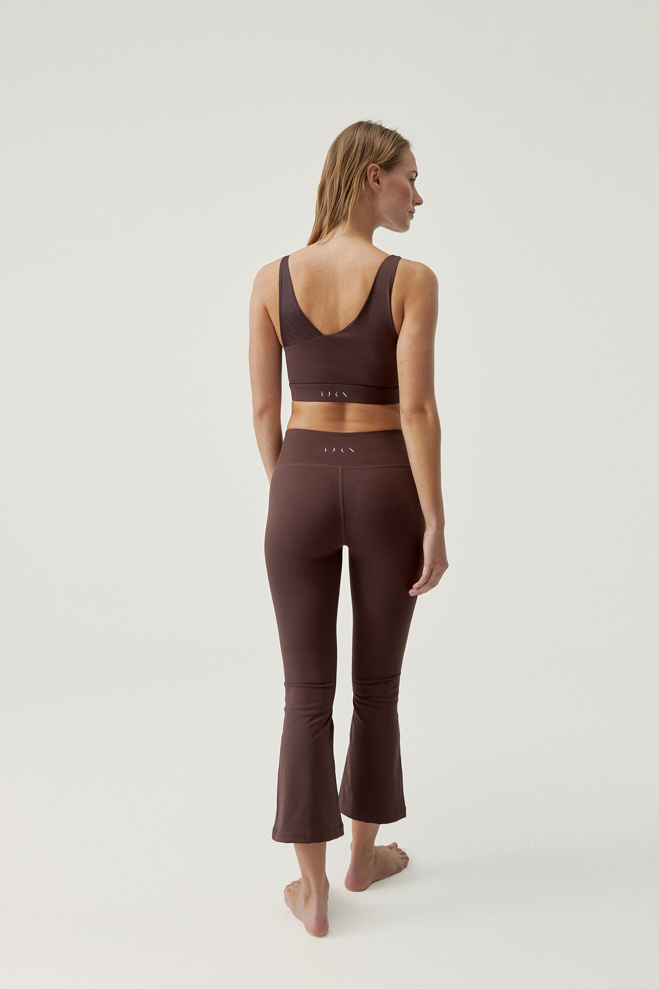 Leggings Jin Flare Cocoa - Marrom