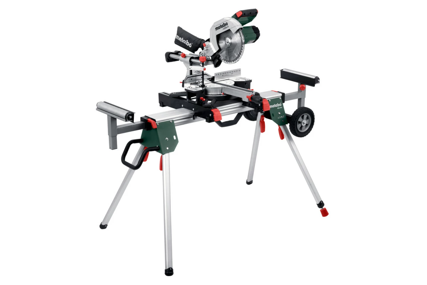 Metabo KGS 254 M Afkortzaag - 1800W - 254 x 30mm - Quick hendel - met onderstel KSU 251