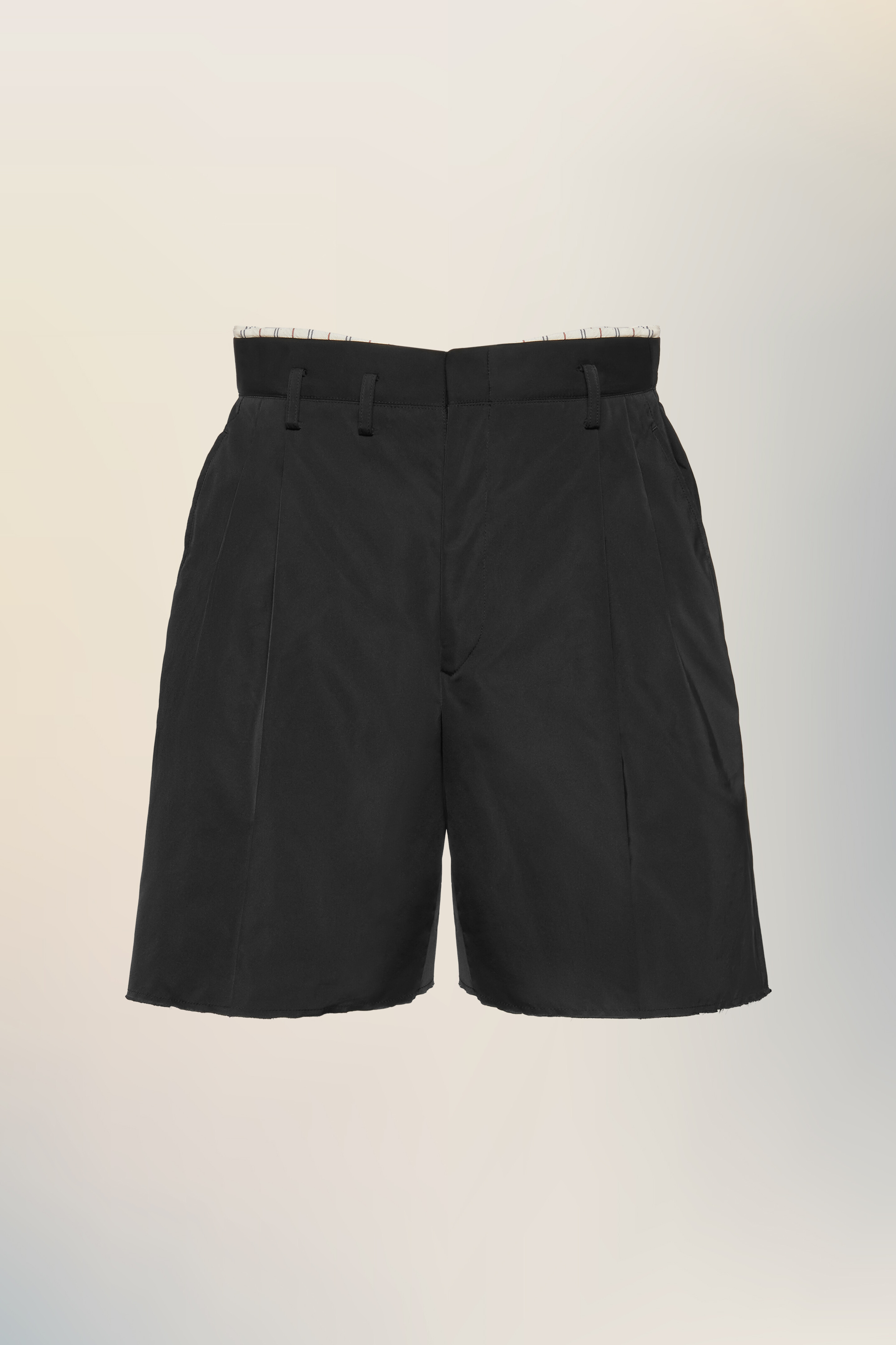 Short ajusté noir pour homme
