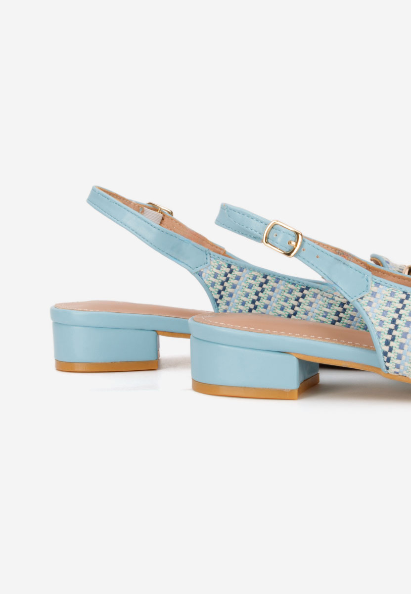 Chaussures slingback bleus Merilia