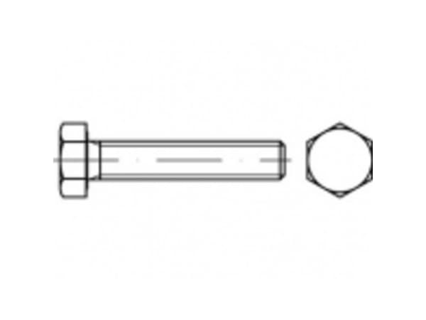 TOOLCRAFT TO-5367873 Sekskantsskrue M12 60 mm Udvendig sekskant Rustfrit stål A4 50 stk